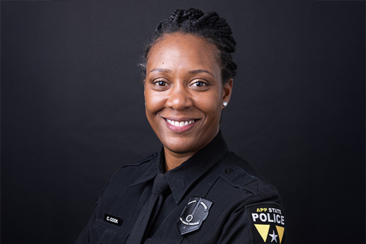 Appalachian State University Police Officer Cashae Cook ’14